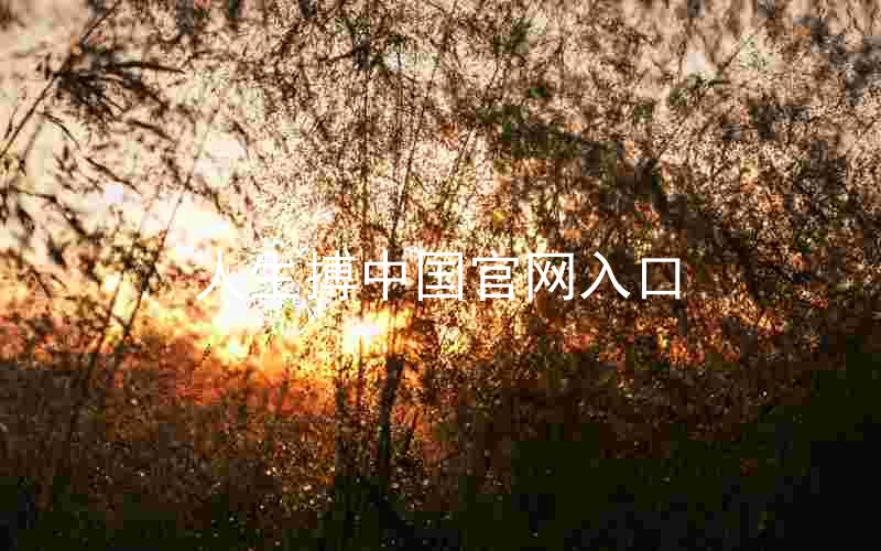 人生搏中国官网入口